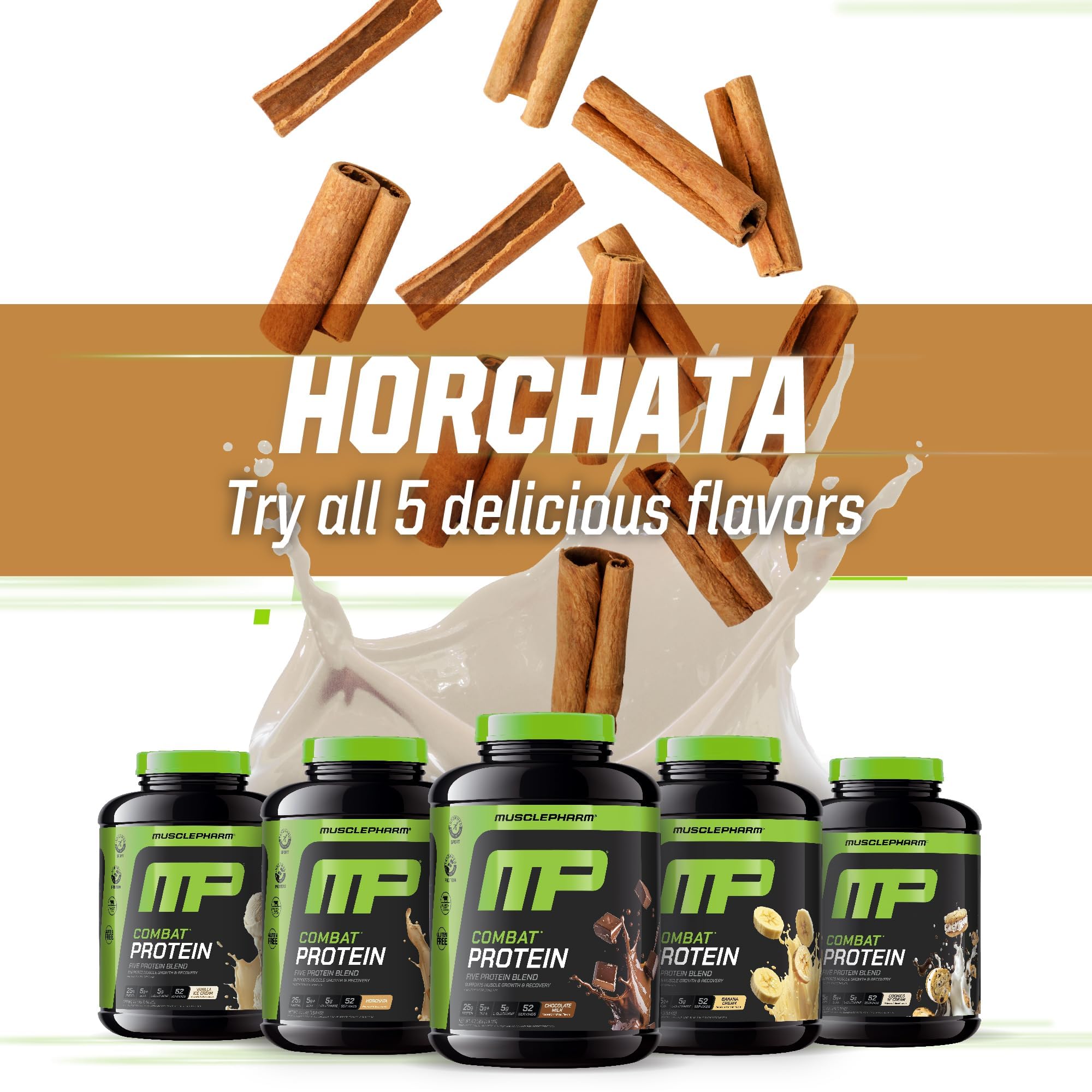 MusclePharm Combat Protein Horchata – pré-entraînement utile pour démarrer la séance.