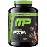 MusclePharm Combat Protein, poudre chocolat verres; mélange énergisant pour l’entraînement