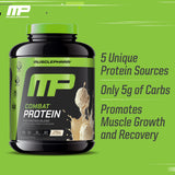 Pré-entraînement avec MusclePharm Combat Protéine Vanille, sans effort après travail.