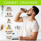 MusclePharm Combat Ready Shake – bouteille Caramel Salé, douceur gourmande et énergie durable