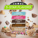 Barre MusclePharm Combat Sport chocolat gâteau, profil nutritionnel équilibré pour récupération et endurance.