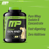 Doseur MusclePharm Combat Whey Banane Lait pour un apport précis.