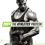 MusclePharm Combat Whey Fraise Crème, certifiée Informed-Choice pour traçabilité.