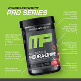 MusclePharm ENDURA-DRIVE, doseur montrant la portion recommandée.
