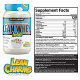 Musclesport Lean Whey Revolution : shaker argenté prêt pour une séance sportive.