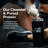 Doseur montrant une cuillère de MuscleTech ISO Whey Vanilla pour doser 25 g.