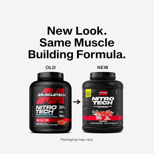 Nitro-Tech whey isolat, digestion améliorée grâce au complexe enzymatique Enzyplex