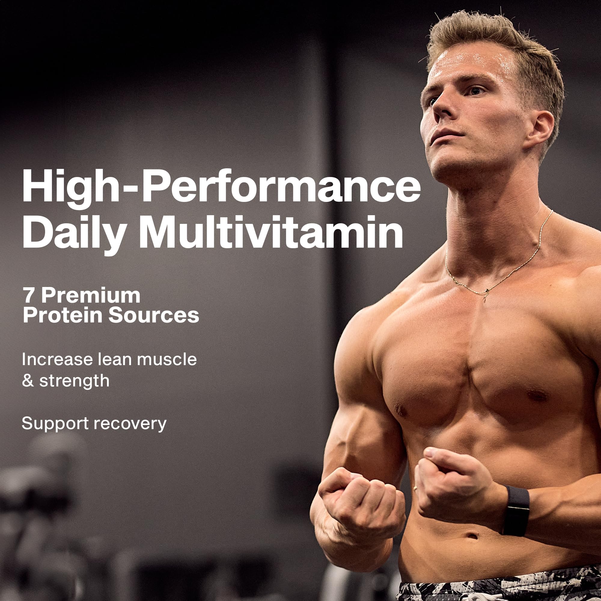 MuscleTech Platinum Multivitamines — tablettes, apport nutritionnel pour mode de vie actif.