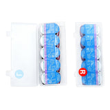Boîte Mushenji lentilles fermée avec couvercle, protection sécurisée.
