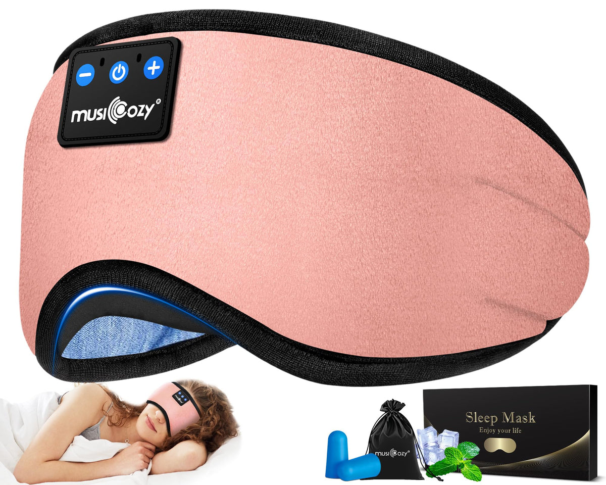 Musicozy bandeau sommeil écouteurs pour repos confortable et immersion sonore