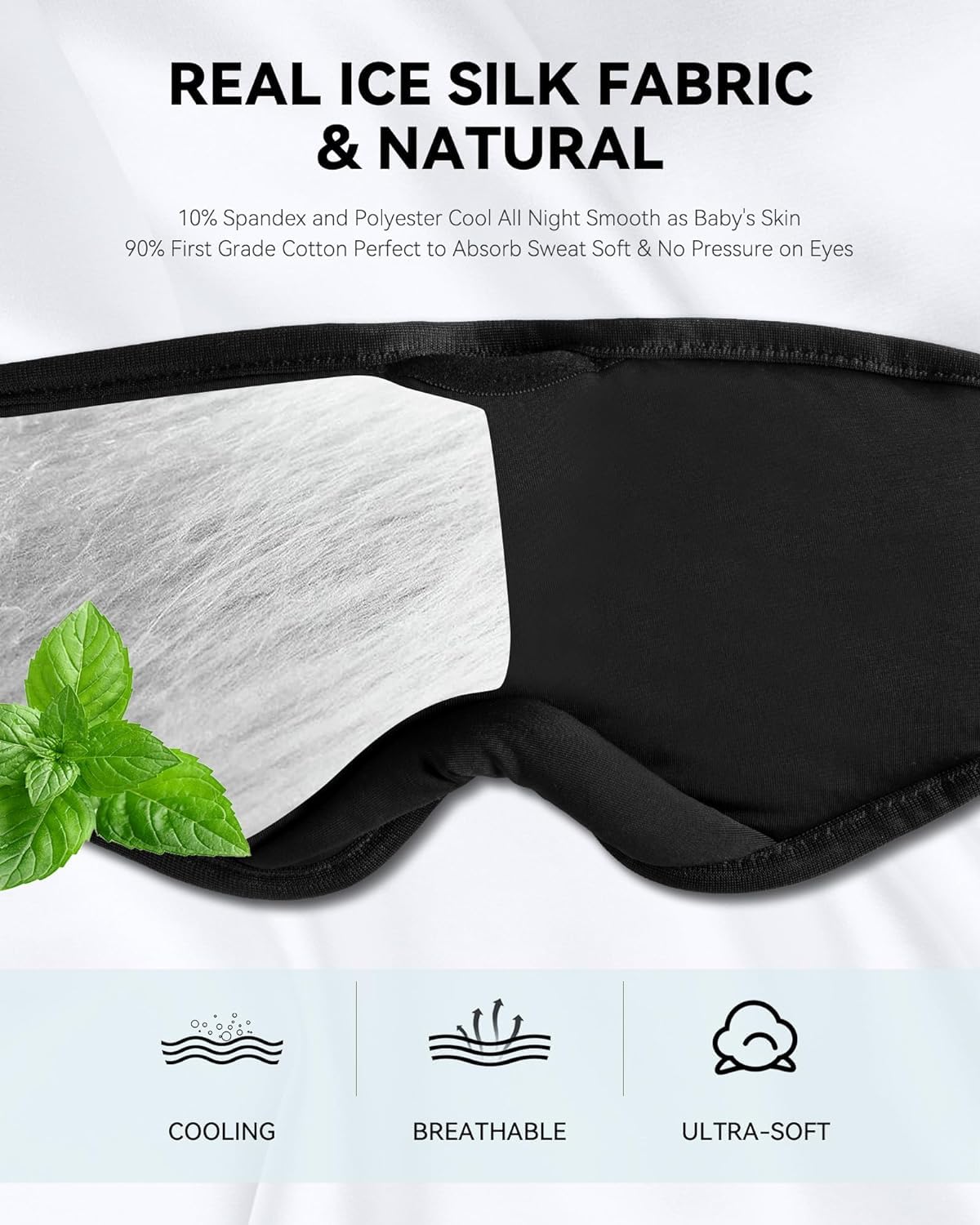 MUSICOZY cadeau relaxation, masque d'écoute confortable