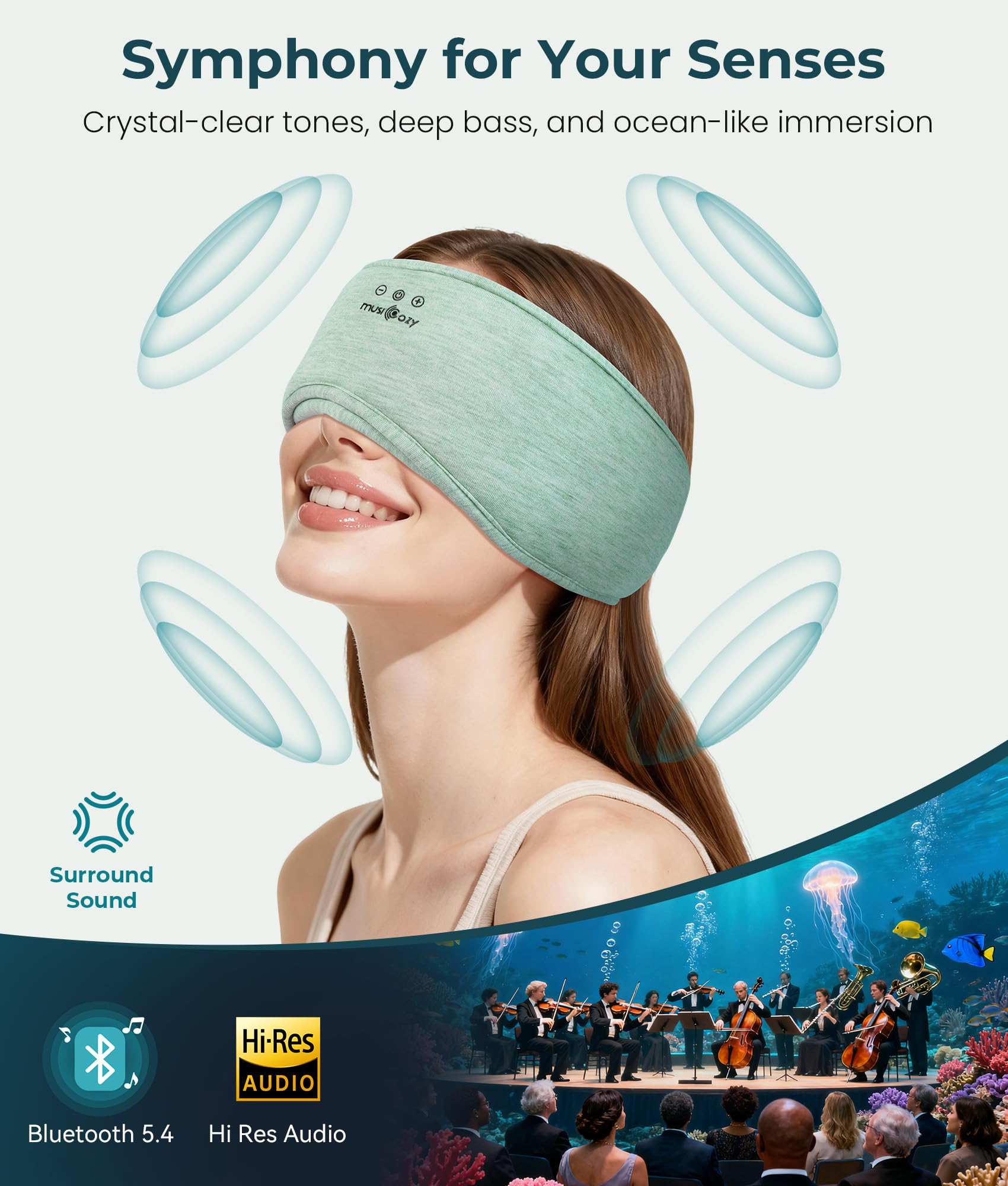 MUSICOZY design-anti-lumiere-total : bloque la lumière pour un repos profond.