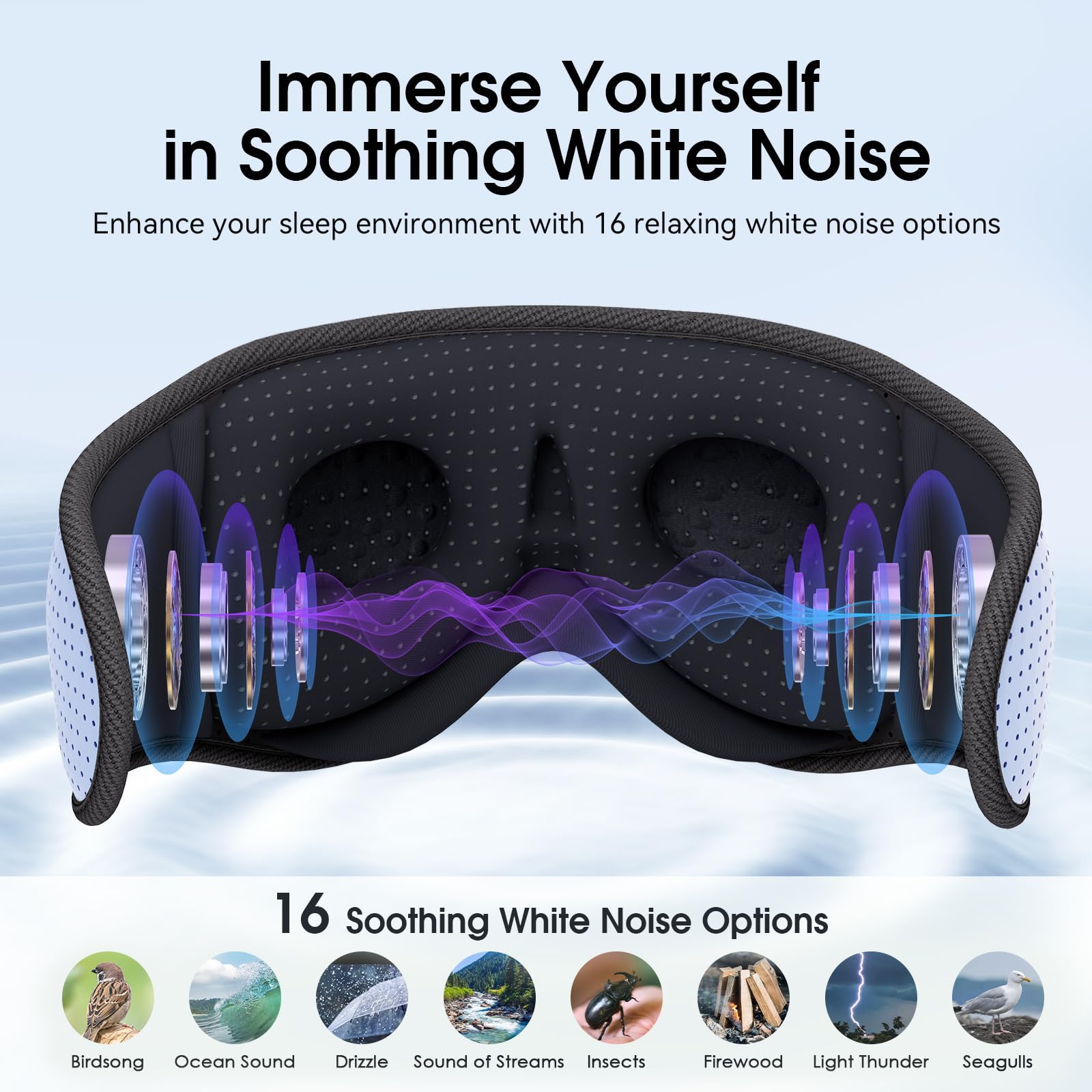 MUSICOZY design ergonomique qui épouse les contours et bloque la lumière.