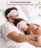 MUSICOZY masque yeux bambou confort respirant apaise nuits et voyages.