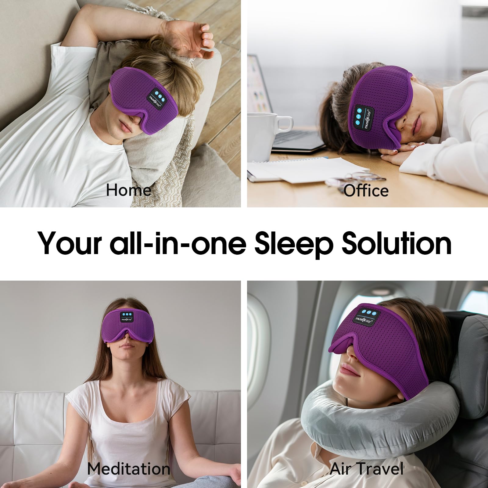 MUSICOZY usage polyvalent: voyage, travail et sieste avec confort
