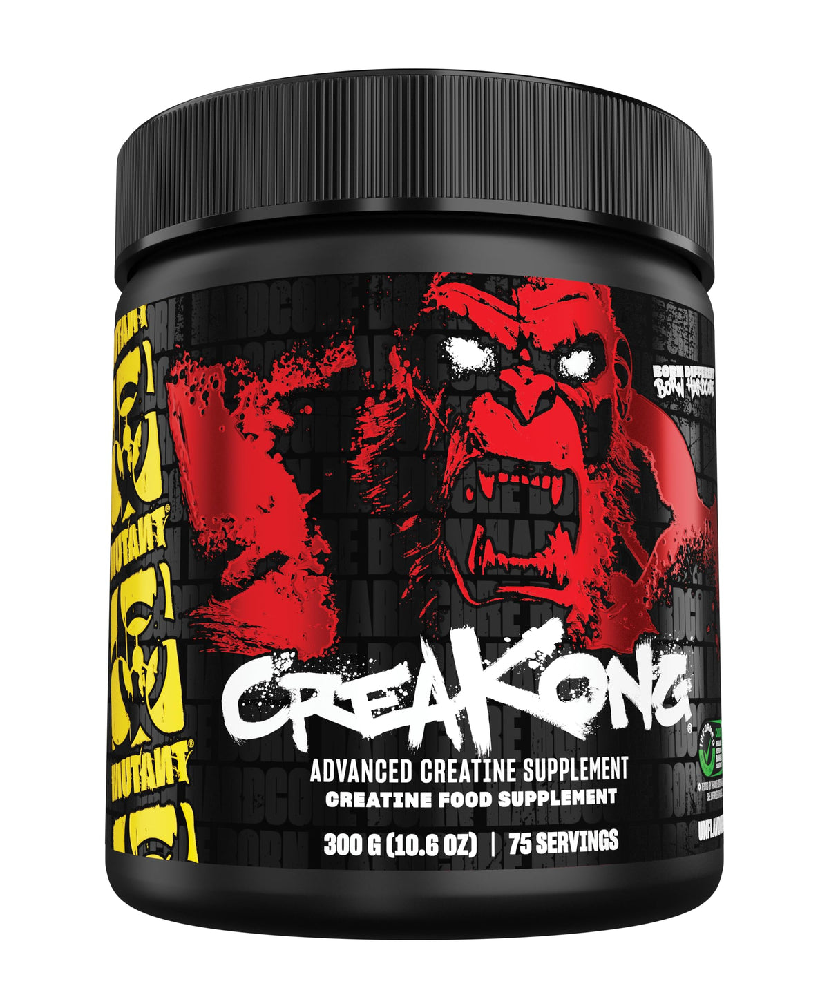 Mutant Creakong flacon 300 g, créatine pure pour la performance et la récupération.