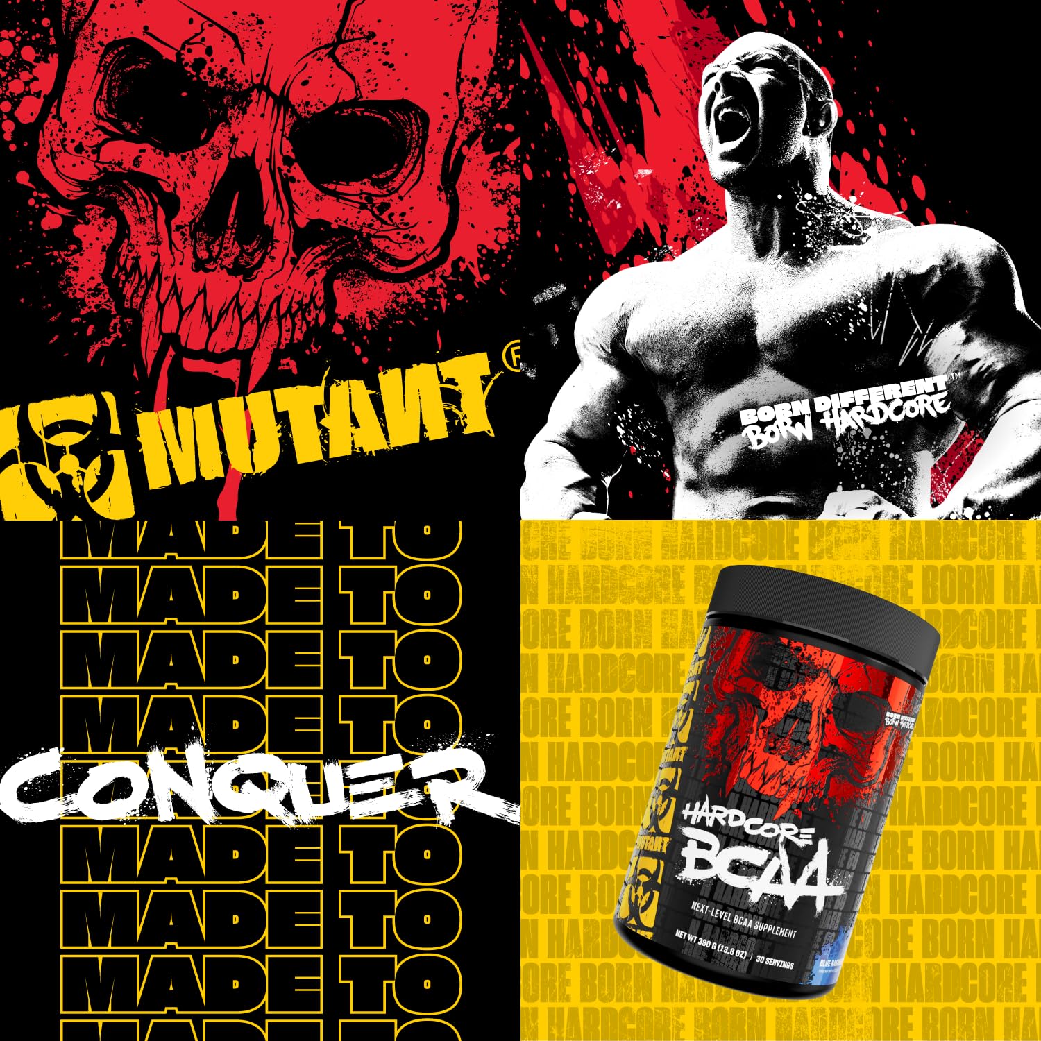 Mutant Hardcore BCAA laboratoire contrôle qualité rigoureux.