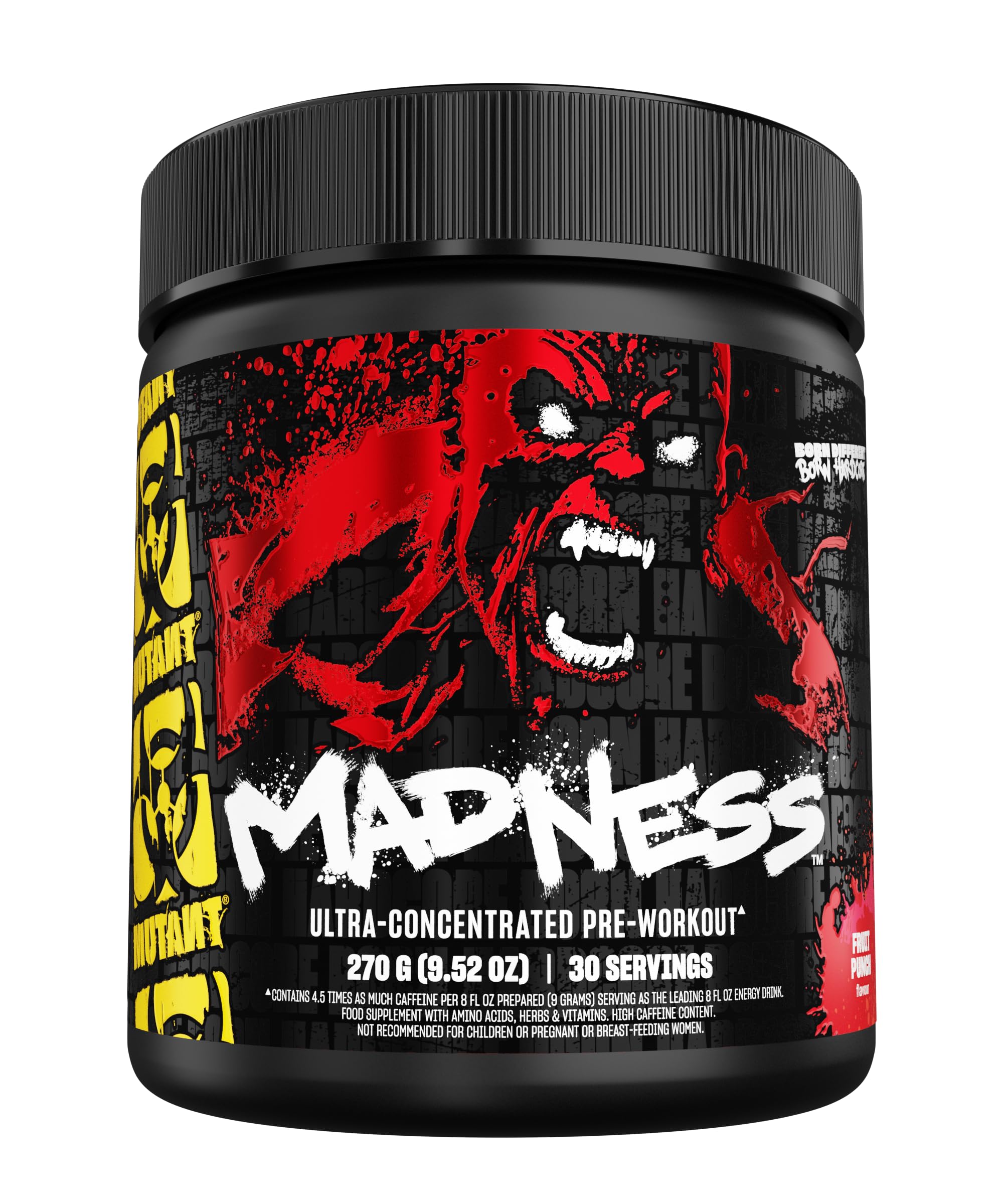 Mutant Madness – bouteille saveur Punch aux fruits prête pour l'entraînement intense