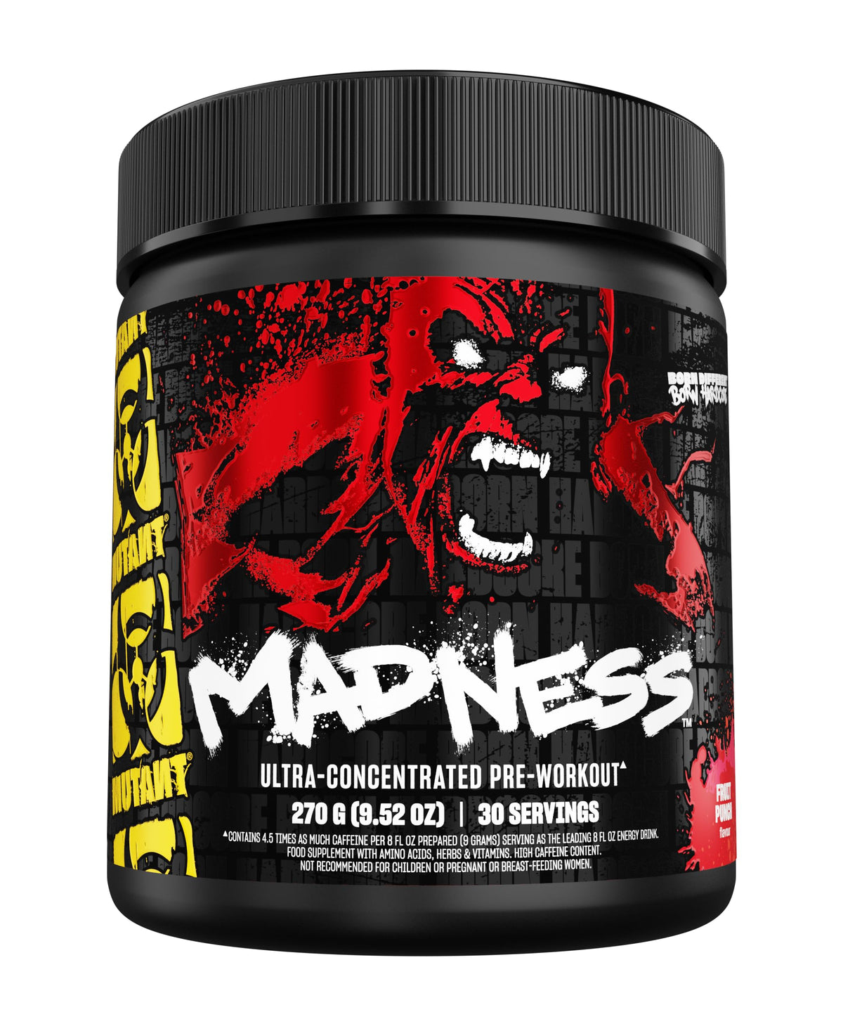 Mutant Madness – bouteille saveur Punch aux fruits prête pour l'entraînement intense