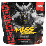 Mutant Mass Extreme Gainer en pot 6 lb, présentation premium pour prise de masse.