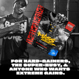 Mutant Mass Extreme Gainer poudre triple chocolat prête à mélanger.
