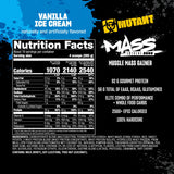 Mutant Mass Extreme Gainer – protéines et BCAAs favorisant la récupération musculaire