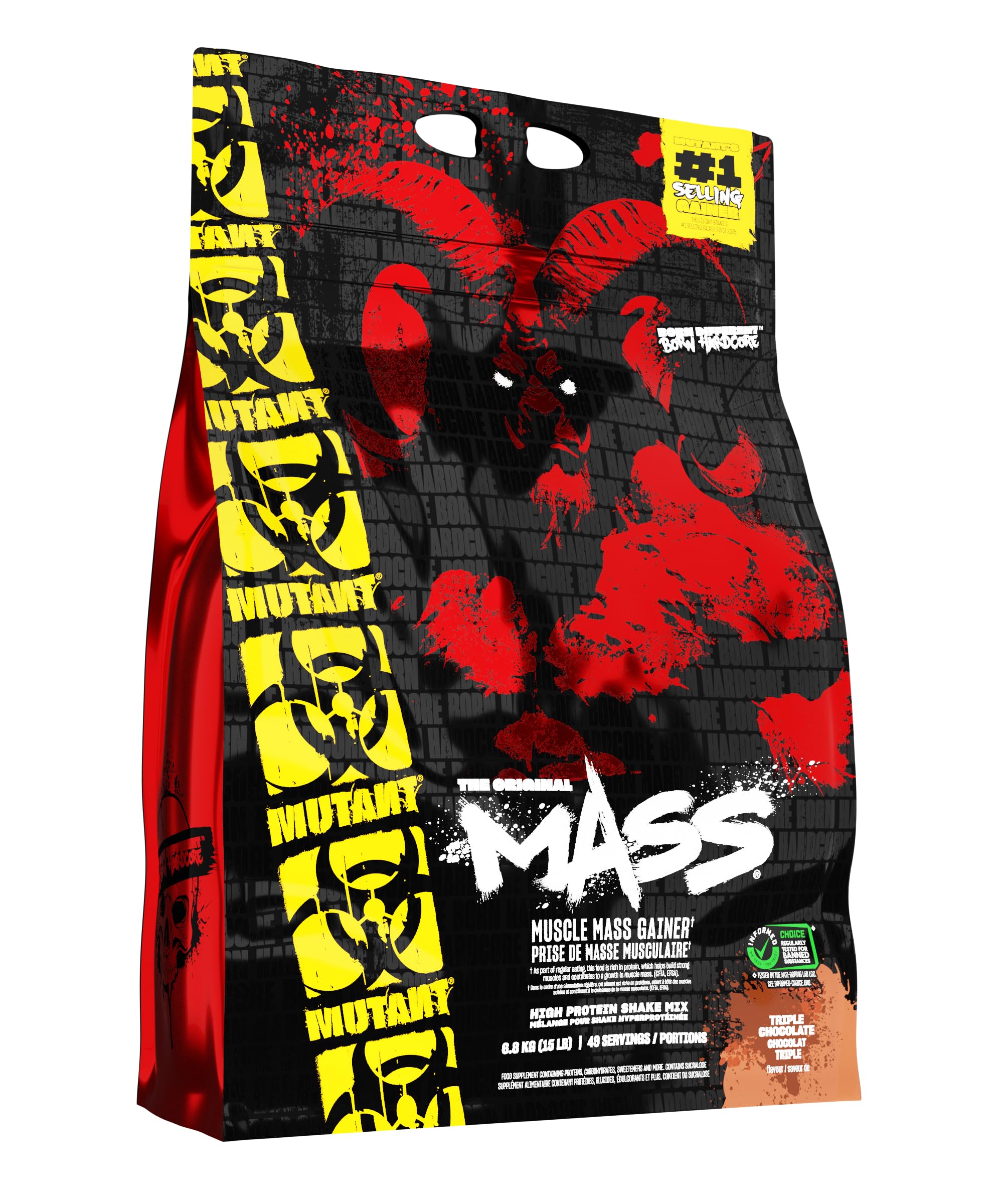 Mutant Mass: bouteille ouverte, texture riche et potentiel de prise de masse.