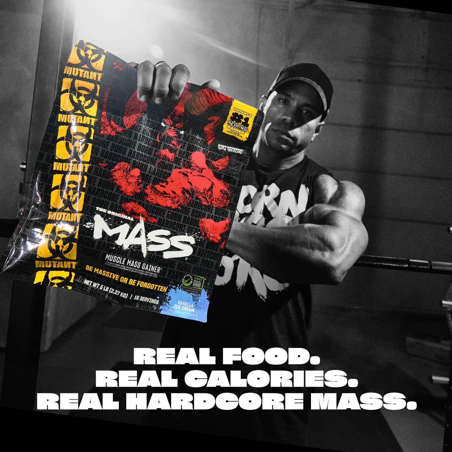 Mutant Mass – shaker protéine, utile pour préparer un shake rapide.