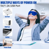 Mutilplx Masque Yeux Design 3D Ergonomique, enveloppe les yeux sans pression.