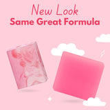 Muun Yoni Savon Bar Pack Rose – texture crémeuse promet une hydratation délicate.