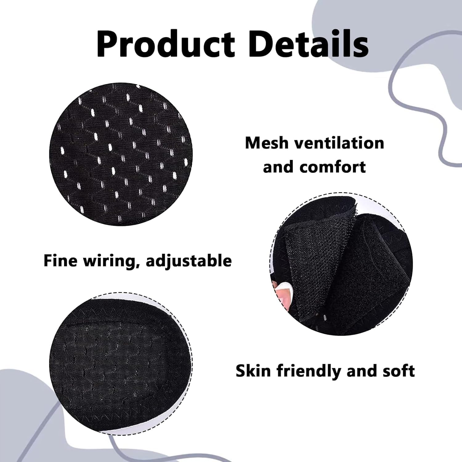 MuZhiAnUS système velcro ajustable facilite la mise en place.