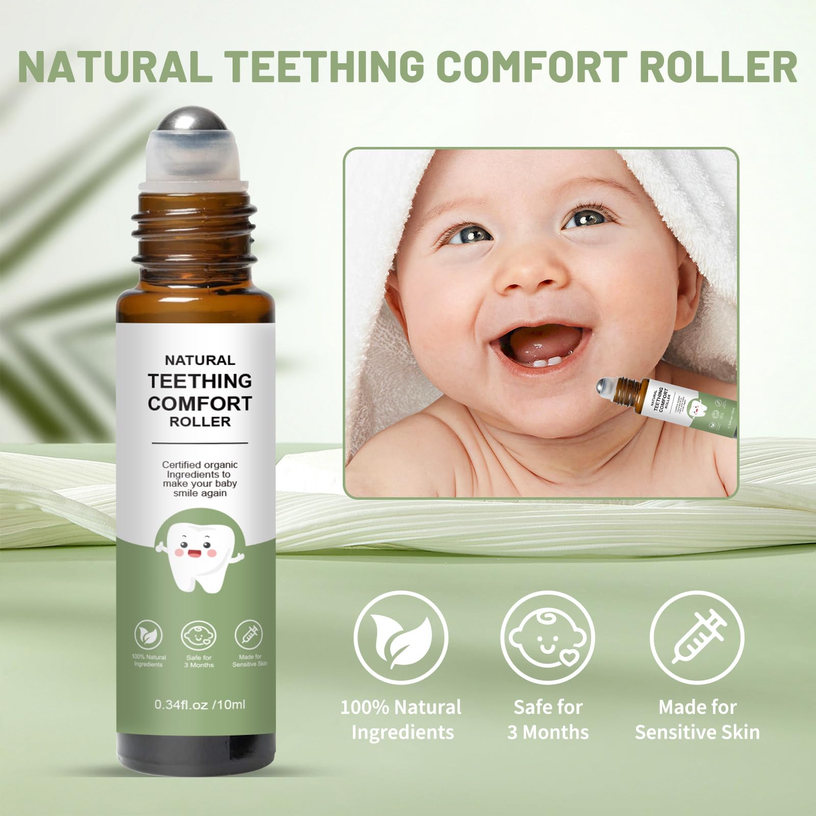 MVC Roller Dentition: applicateur roll-on précis pour une application ciblée.