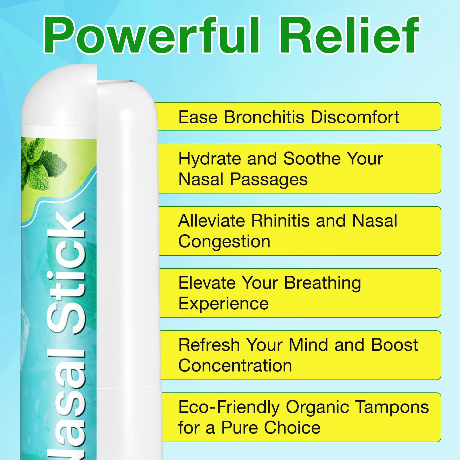MVCAFZVE inhalateur nasal tropical orange sensation fraîche et revitalisante