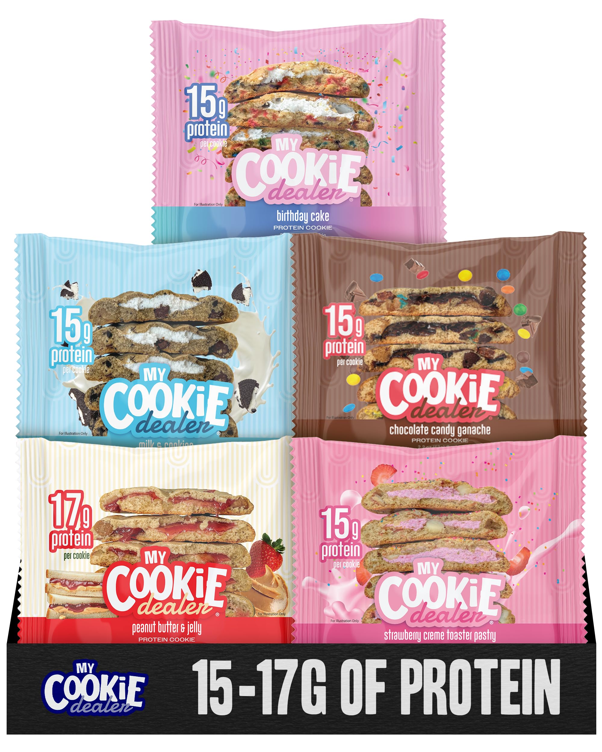 My Cookie Dealer protéines biscuits emballage pratique pour trajets