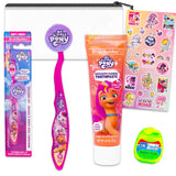 Brosse à dents My Little Pony avec capuchon, idéale pour le brossage en voyage