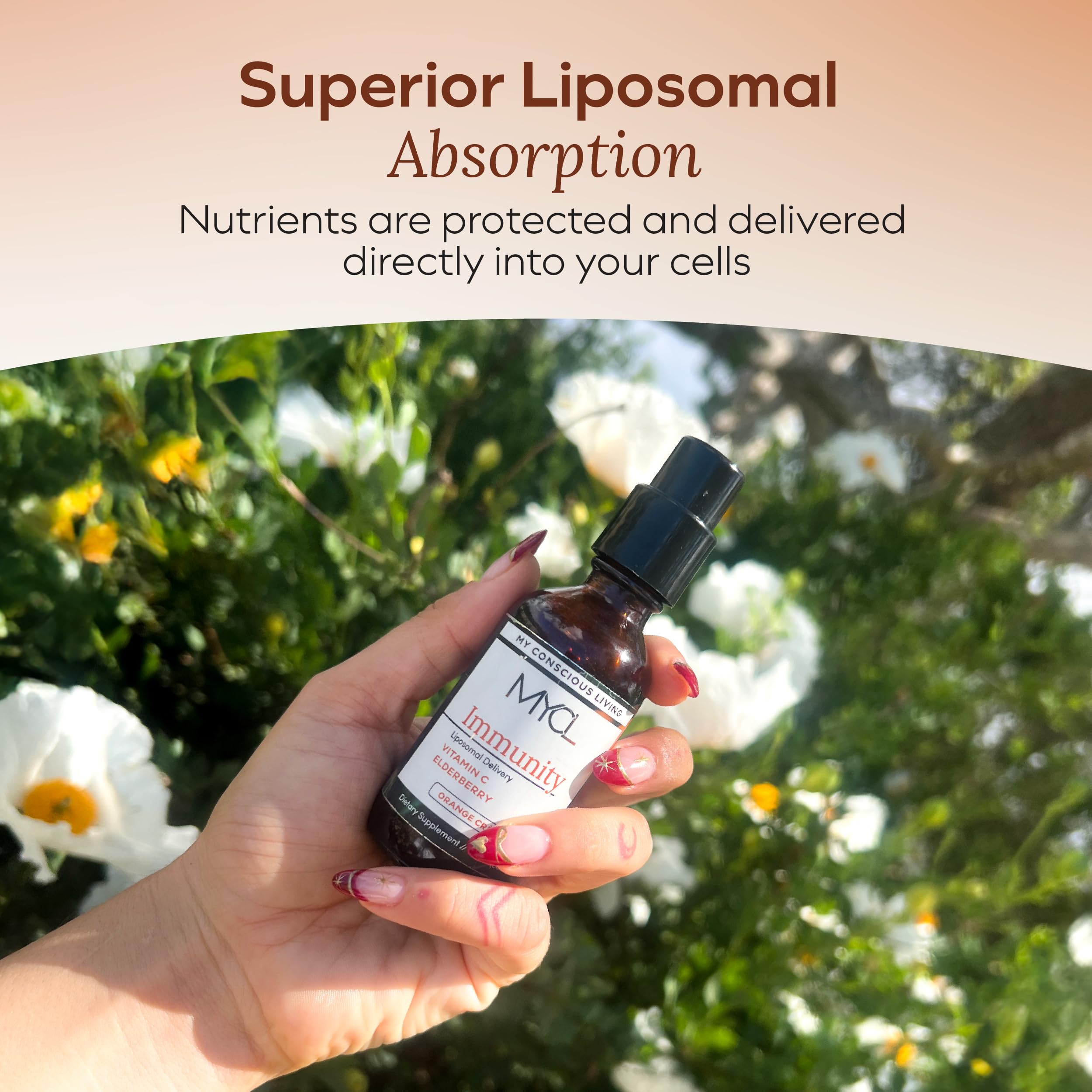 MYCL vitamine C liposomale avec echinacee, flacon pompe, soutien des defences naturelles.