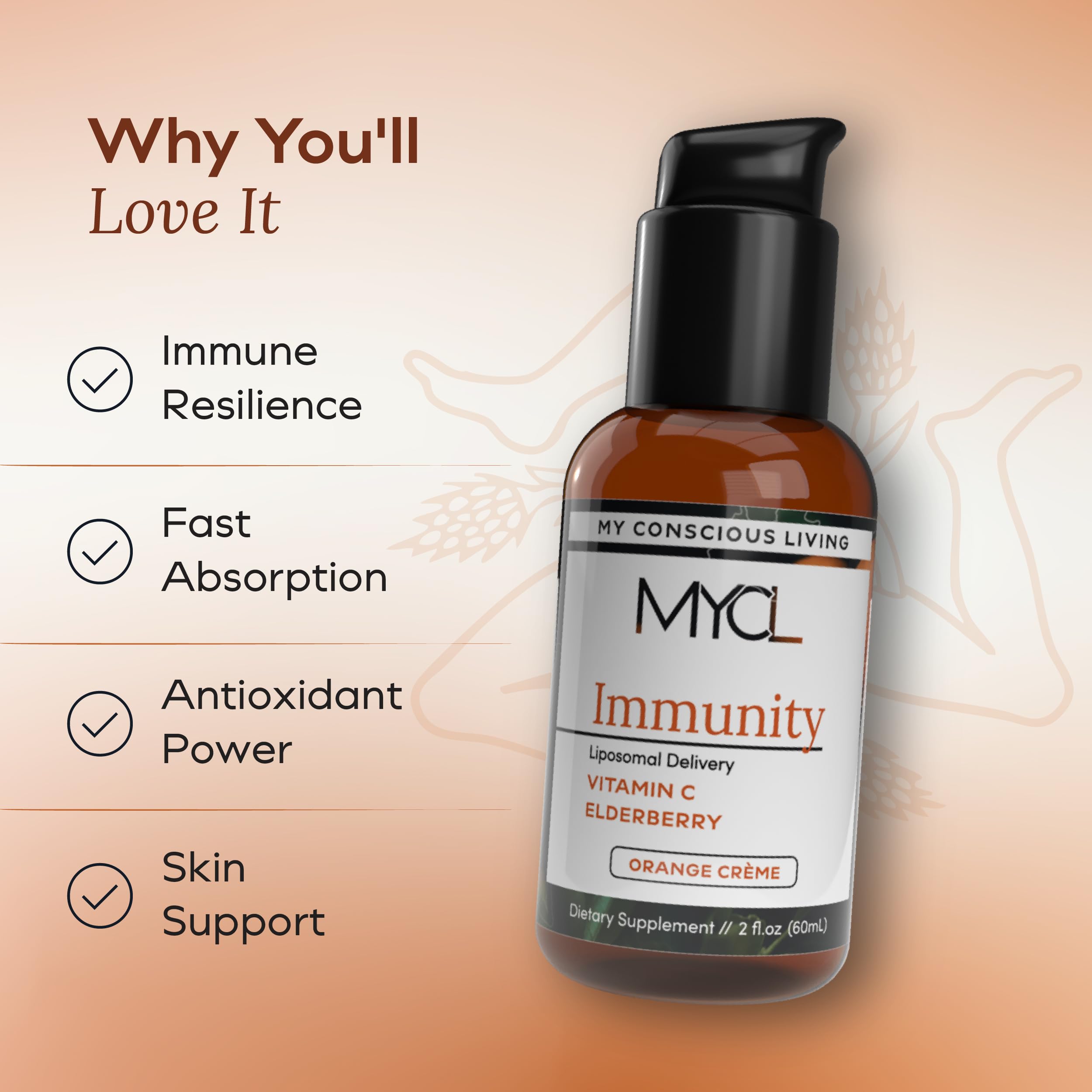 MYCL liposomale, diffusion potentielle des nutriments dans l'organisme.