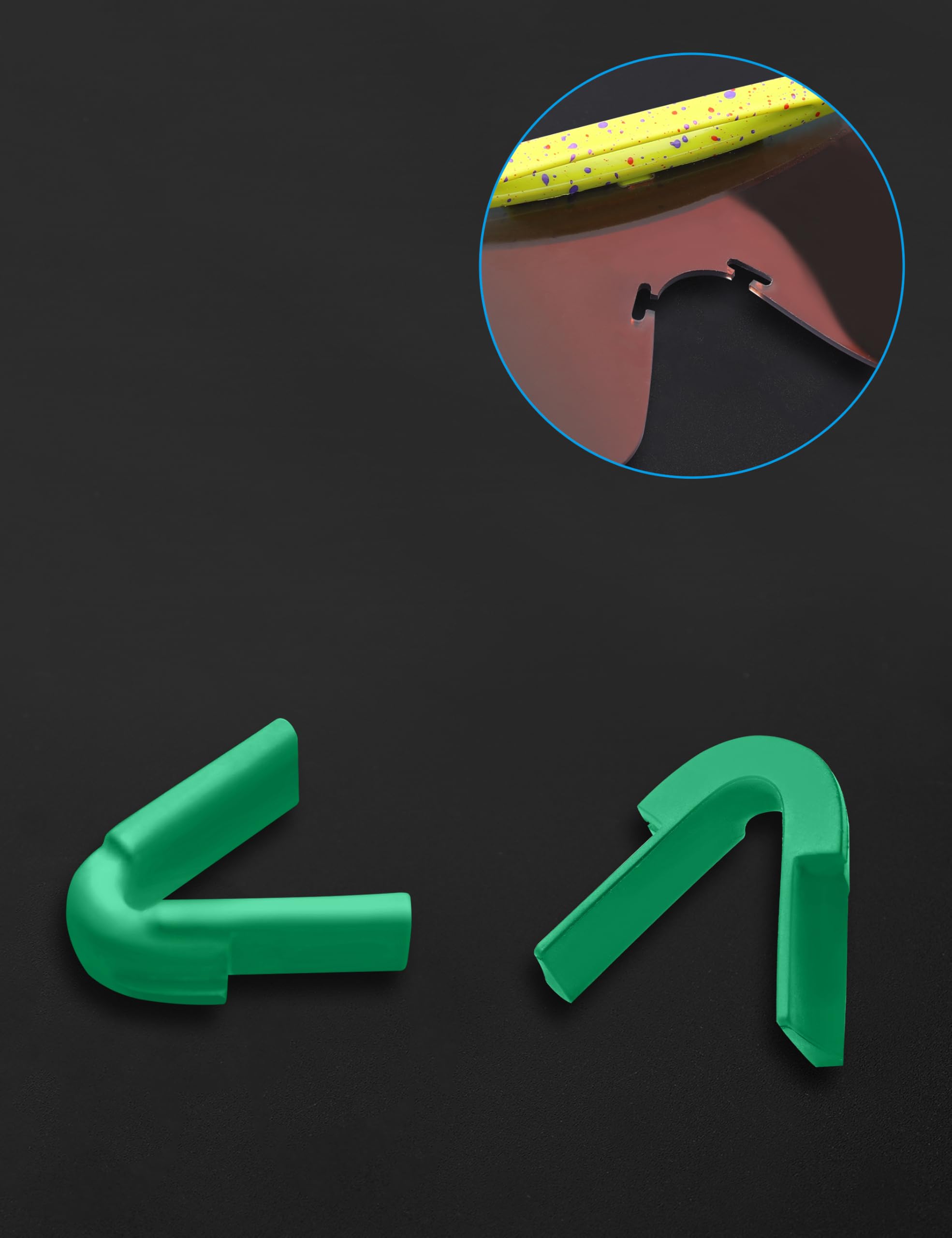 Coussinets en silicone doux MYCOURAG pour ajustement sûr et anti glisse