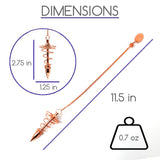 MYDEAL PRODUCTS pendule radiesthésie, détecte les énergies subtiles et les correspondances.