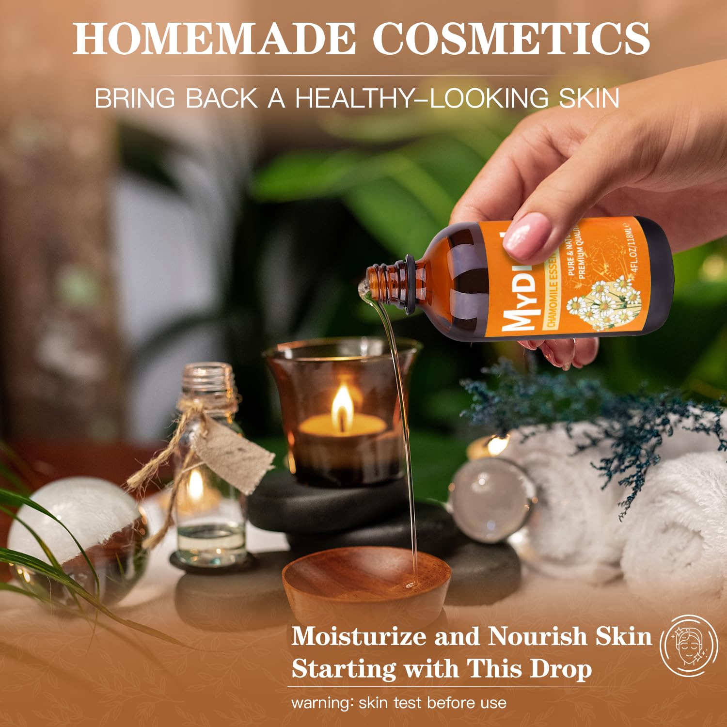 MYDIAIL huile camomille pour soin peau DIY et recettes cosmétiques