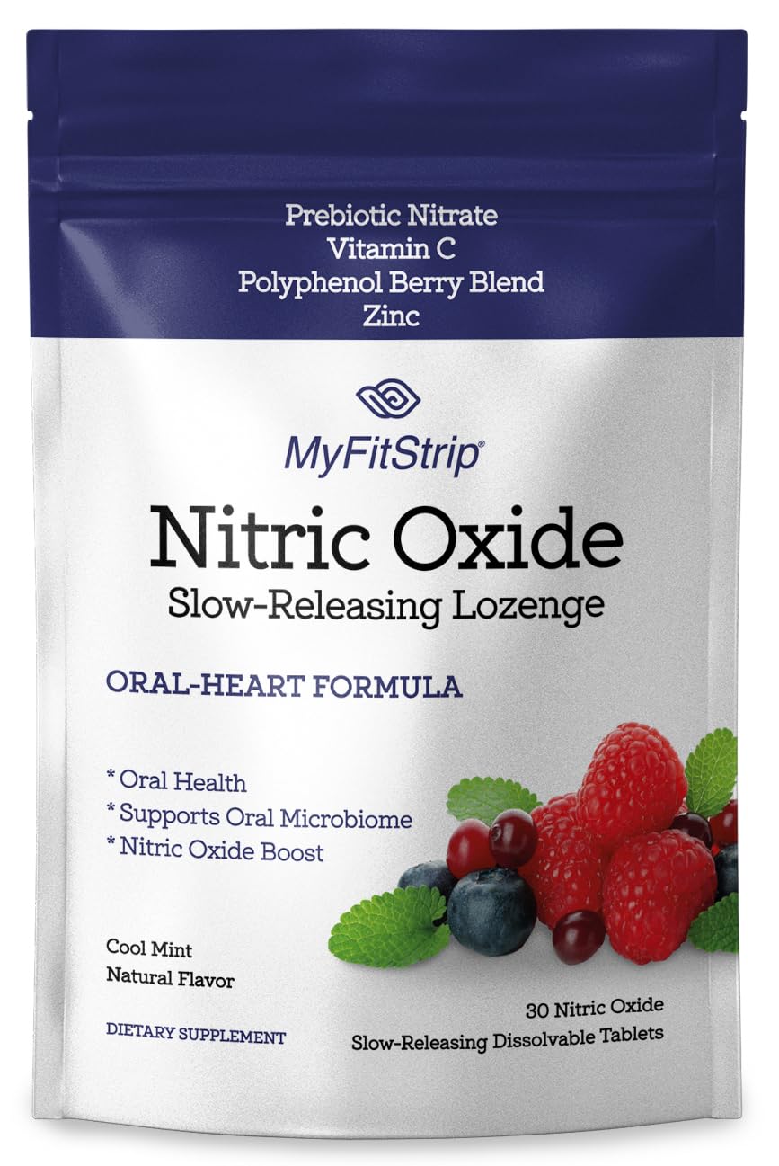 MyFitStrip pastilles oxyde nitrique – emballage pratique pour utilisation rapide