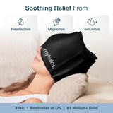 MyHalos Couvre-chef anti-migraine ergonomique sans sangles assure un maintien stable.