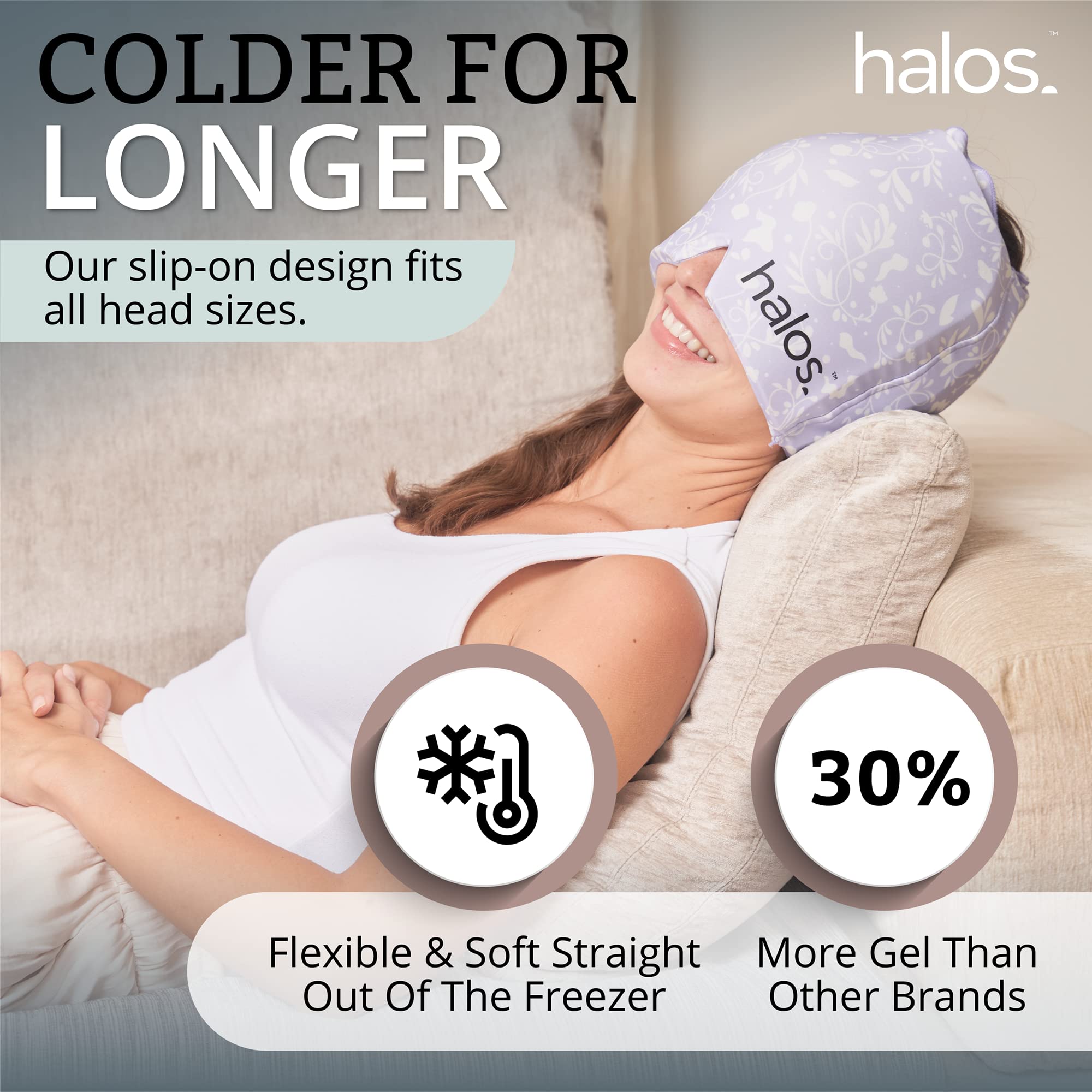 MyHalos conception ergonomique épouse les contours pour un confort durable.