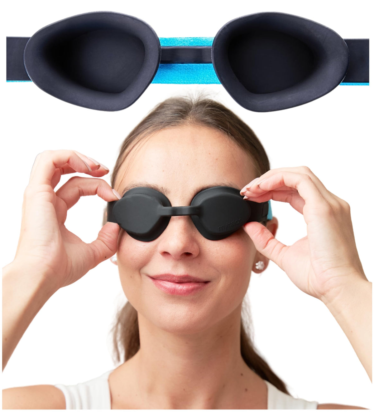 MyHalos masque humidité yeux dormeur, favorise l'hydratation nocturne.
