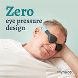 MyHalos sangle réglable: masque confort et maintien pendant le sommeil.
