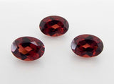 Myhealingworld Garnet oval 5x7mm pierres pour créations joaillerie uniques.
