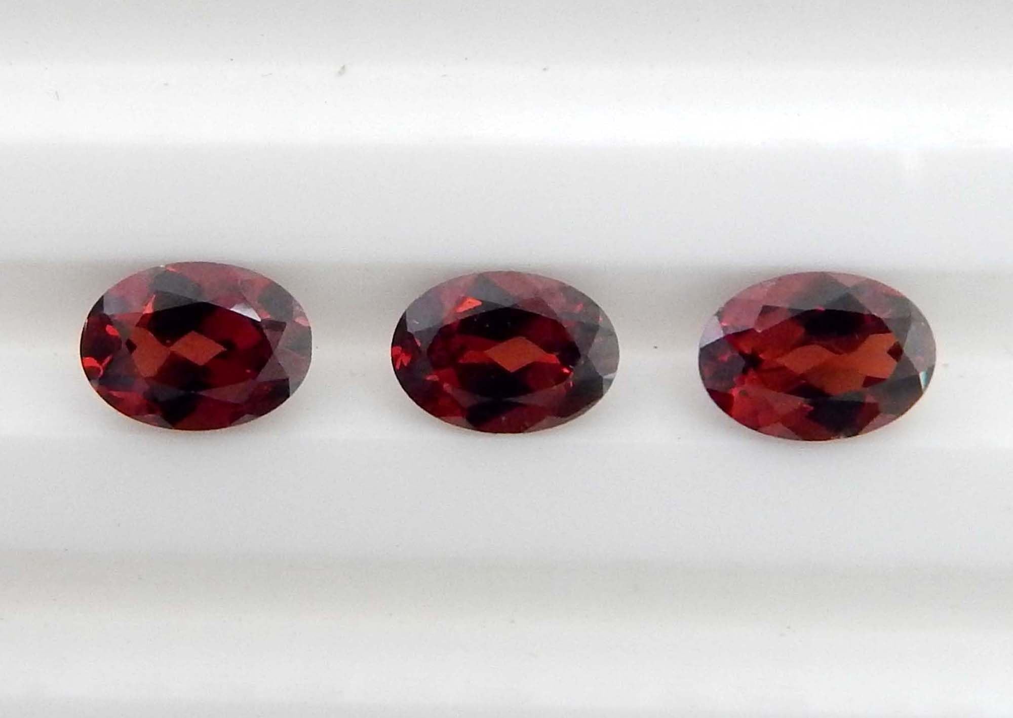 Myhealingworld Garnet oval 5x7mm usage bricolage bijoux, designs créatifs.