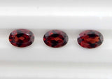 Myhealingworld Garnet oval 5x7mm usage bricolage bijoux, designs créatifs.