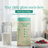 myInsideOut Collagen Peptides se dissout chaud ou froid sans grumeaux