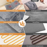 Myiosus coussin-chauffant pondere cable-long-10-pieds: liberté de mouvement grâce au long cordon.